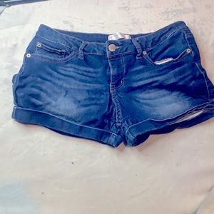Denim shorts